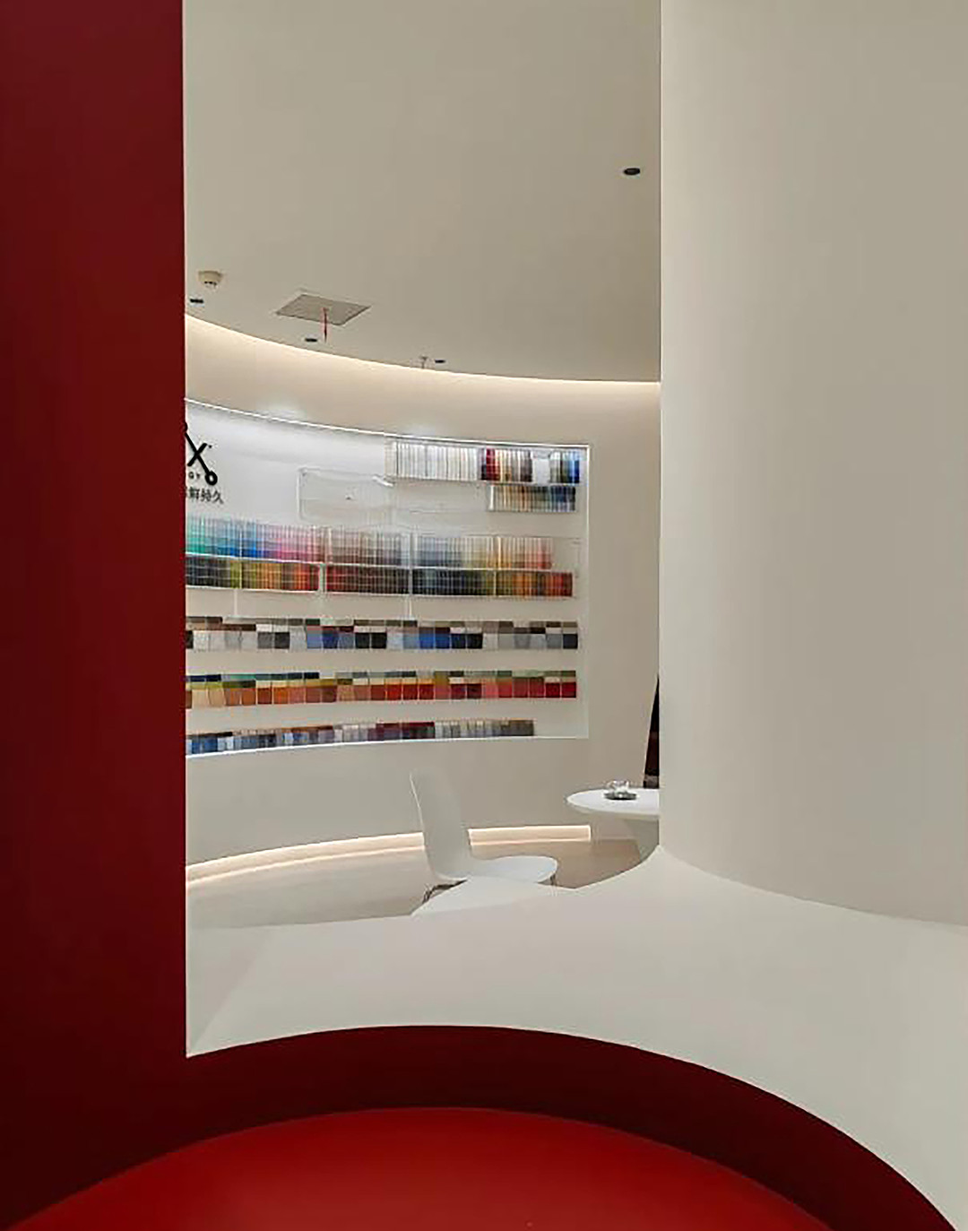 郑州摩斯国际推荐本杰明艺术涂料展厅装修设计(图9)