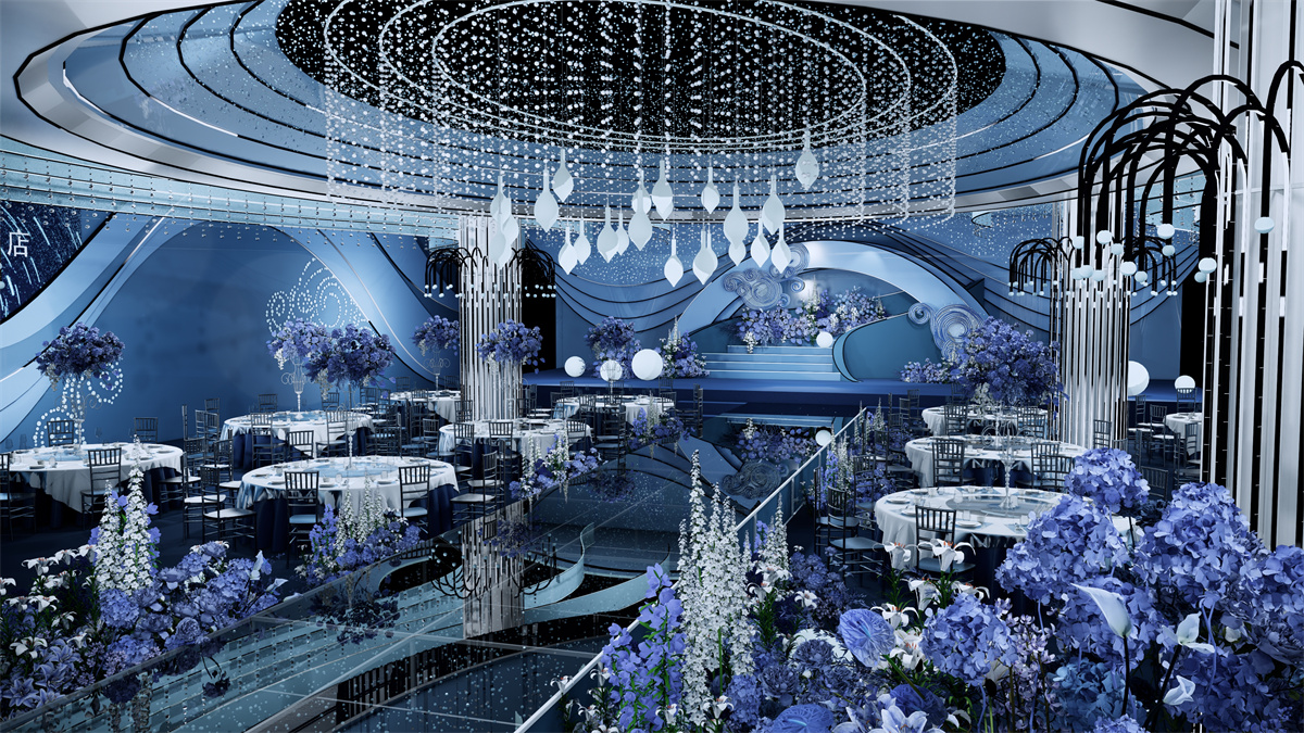 濮阳婚礼堂设计-铂曼婚宴酒店装修设计